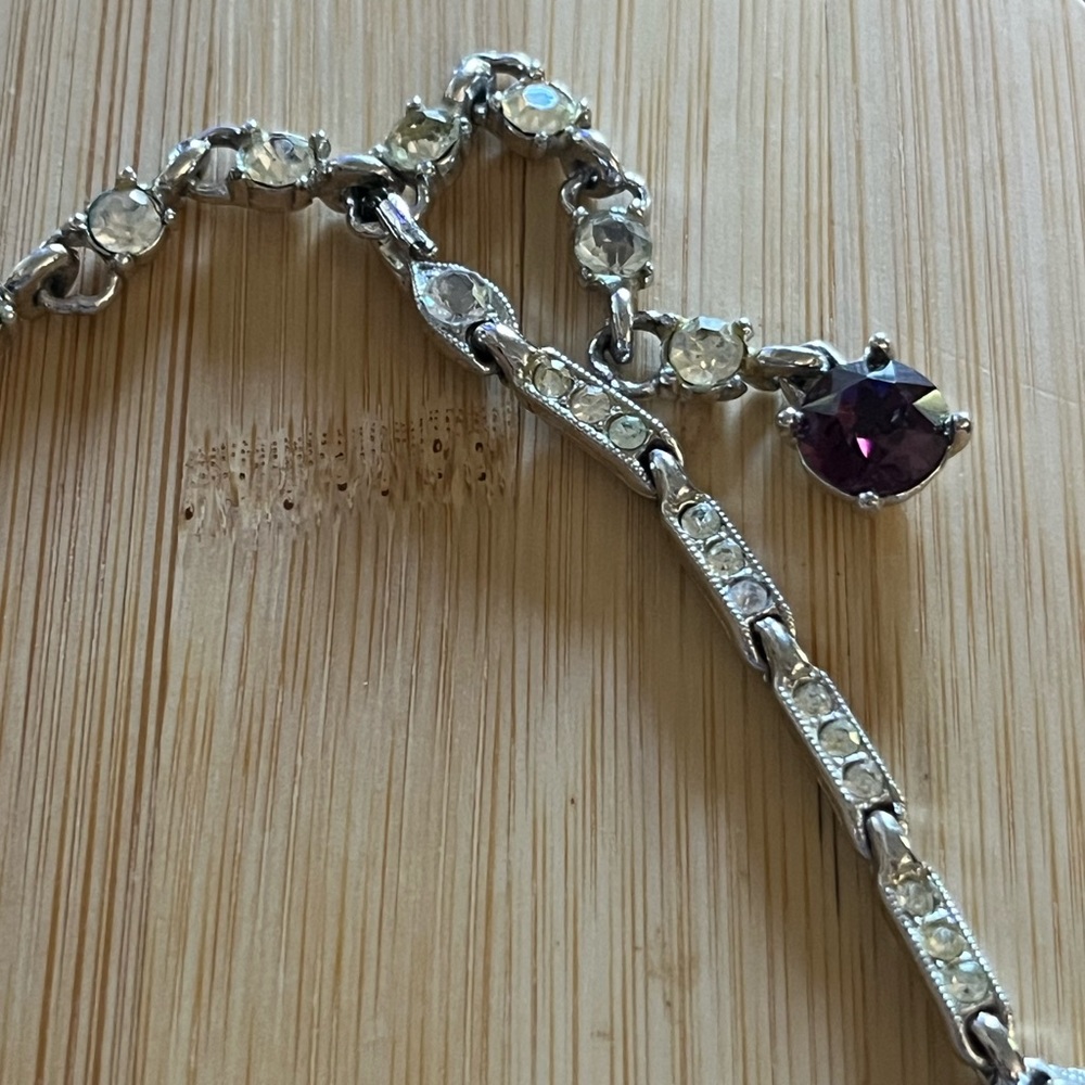 Bogoff Exquisite 1950's Rhinestone Necklace - image 6